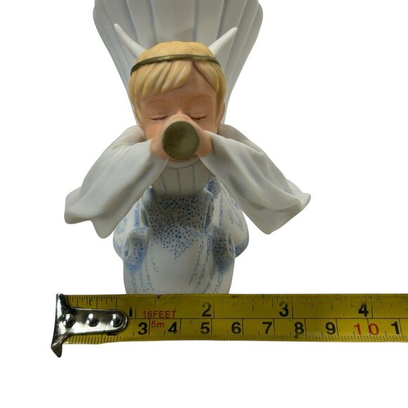 VTG Home Interiors‎ ANGELS BOY AND GIRL ANNOUNCING THE SAVIORS BIRTH Figurines - Picture 11 of 14